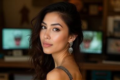 Retrato profesional de Laura Gil, diseñadora de personajes y sets en Azul Drift